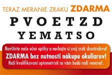 Meranie zraku ZDARMA